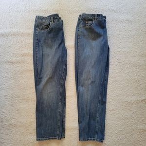 2 pairs Talbots blue jeans